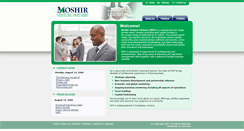 Desktop Screenshot of moshir.com